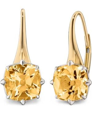 Monica Rich Kosann Polaris Citrine Earrings - Metallic