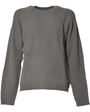 Dickies Ribbed Crew-Neck Jumper - Grey