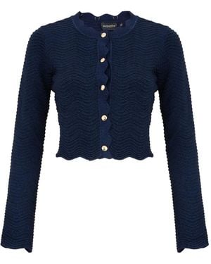 retroféte Dallys Cardigan - Blau
