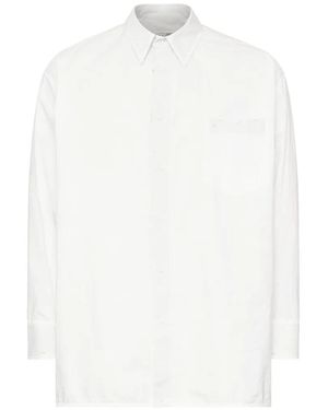 MM6 by Maison Margiela Cotton Poplin Shirt - White