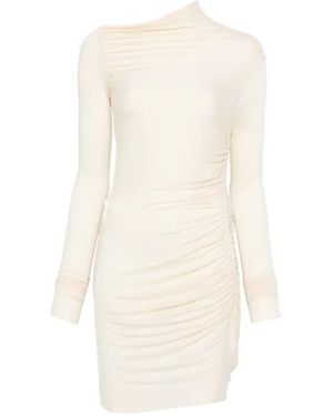 Rick Owens Draped Mini Dress - White