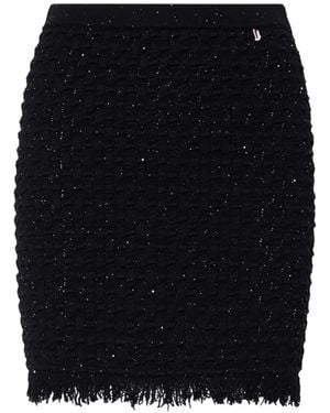 Liu Jo Knitted Miniskirt - Black