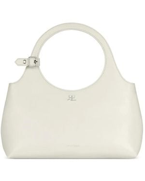 Courreges Holy Day Two-Way Handbag - White
