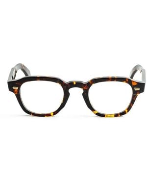 Cutler and Gross Square-Frame Glasses - Brown