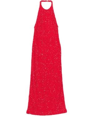 TOVE Colette Sequin Maxi Dress - Red