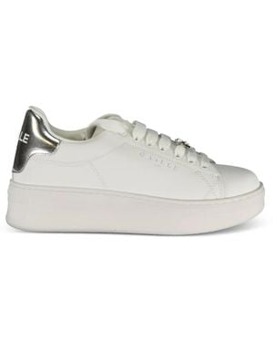 Gaelle Paris Logo-Plaque Trainers - White