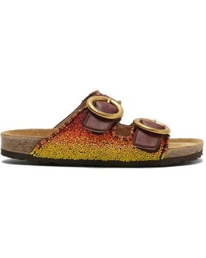 Maliparmi Double-Strap Sandals - Brown