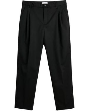 Soulland Marco Pleated Trousers - Black
