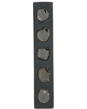 Parts Of 4 Plate Earring - White