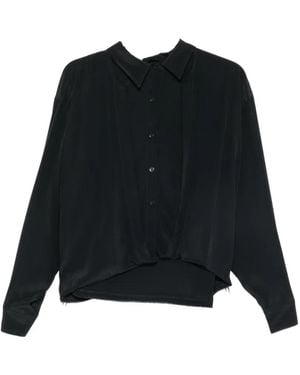 Litkovskaya Layered Drawstring Shirt - Black