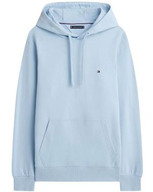 Tommy Hilfiger Hoodie Met Logodetail - Blauw
