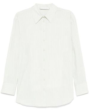 Christopher Esber Camicia A Righe - Bianco