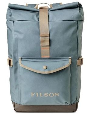 Filson Logo-Print Backpack - Blue