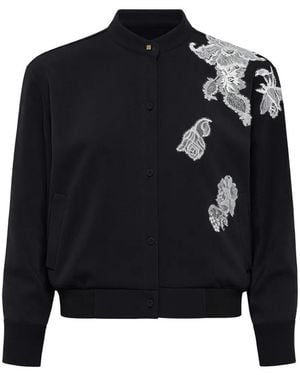 Hellessy Lazlo Lace-Appliqué Shirt - Blue