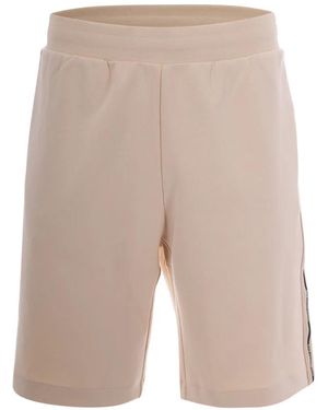 EA7 Mesh Panel Shorts - White