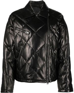 Tom Ford Quilted Leather Jacket - Black