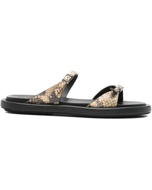 Poeve Sandalias Con Hebilla - Blanco