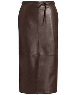 Alberta Ferretti Rock Mit Schleifenverschluss - Braun