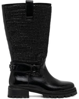 Kurt Geiger Embellished Boots - Black