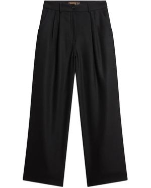 Woolrich Darted Flannel Trousers - Black