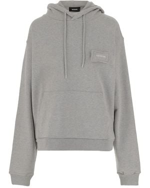 we11done Sudadera con capucha de algodón - Gris