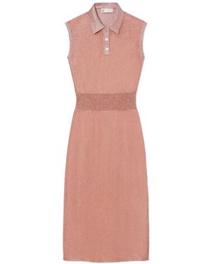 Tory Burch Polo Mesh Dress - Pink