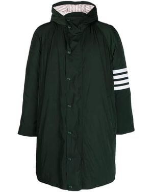Thom Browne Raglan-Sleeve Parka Coat - Green