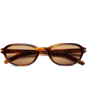 Chimi Vox Oval-Frame Sunglasses - Brown
