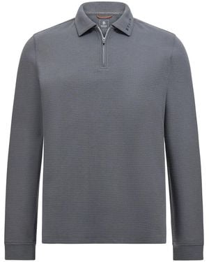 BOGGI Sweatshirt mit Reißverschluss - Grau