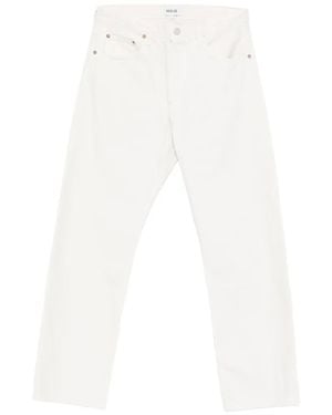 Agolde Magnus Cotton Jeans - White