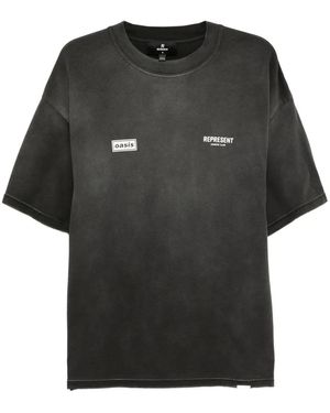 Represent X Oasis Owners Club T-Shirt - Black