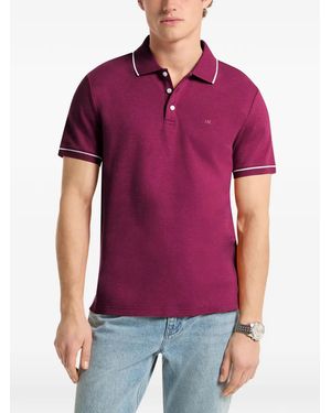 Michael Kors Piping Polo Shirt - Purple
