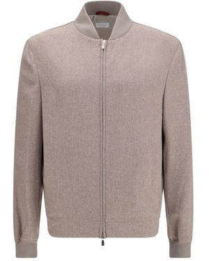 Brunello Cucinelli Cashmere Jacket - Gray