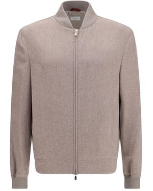 Brunello Cucinelli Cashmere Jacket - Grey