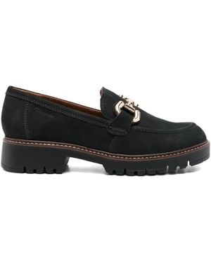 Tamaris 40Mm Chain-Link Platform Loafers - Black