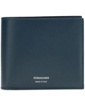 Ferragamo Leather Wallet - Blue