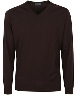 Drumohr V-Neck Jumper - Black