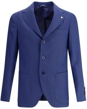 Gi Capri Wool Blazer - Blue