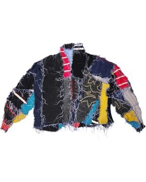 Borbala Mock-Neck Sweatshirt - Blue