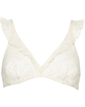 Eres Printanière Underwire Ruffled Bra - Natural