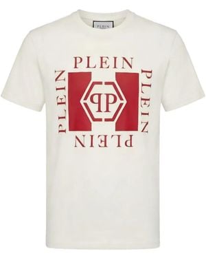 Philipp Plein Jersey T-Shirt Plein Pp - White