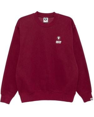 Aape By A Bathing Ape ロゴ スウェットシャツ - レッド