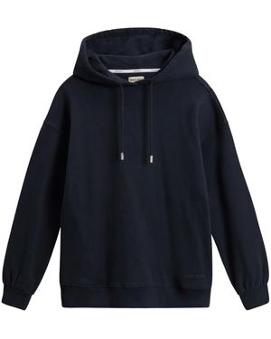 Woolrich Logo Hoodie - Blue