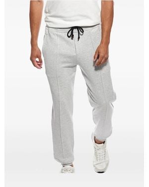 Brunello Cucinelli Pantalon De Jogging À Lien De Resserrage - Gris