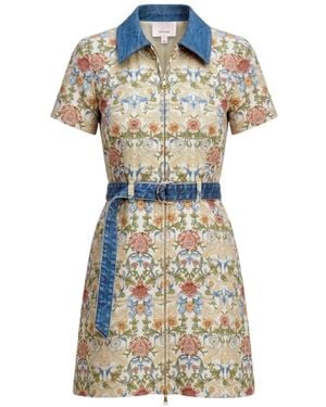 Cinq À Sept Bea Floral-Print Mini Dress - White