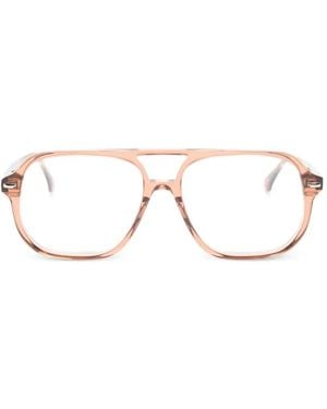 Retrosuperfuture 152 Browline Glasses - Natural