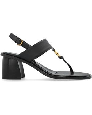 Odissi 50Mm Leather Sandals - Black