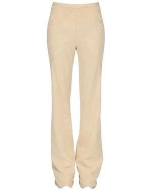 Rick Owens Bias Pants - Natural
