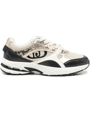 Liu Jo Trixie 01 Logo-Plaque Panelled Trainers - White