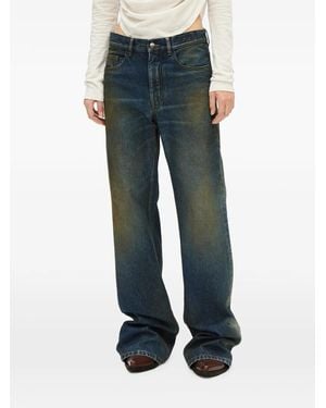 Ann Demeulemeester Genoveva Jeans Mit Stone-Wash-Effekt - Blau